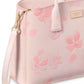 Serena Spring Pansies Leather Satchel