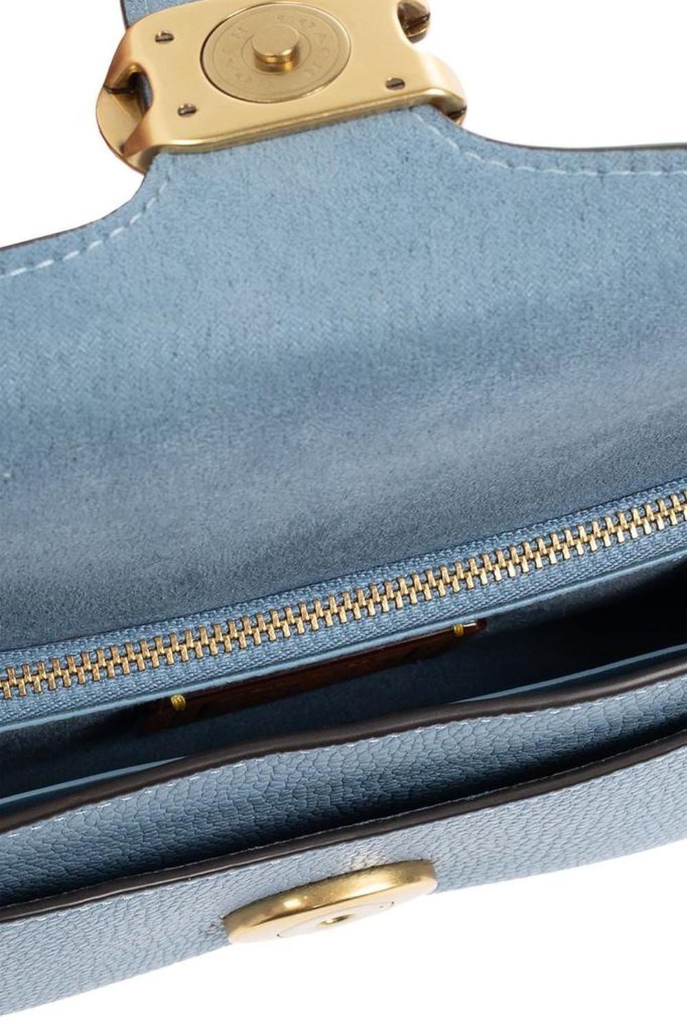 Coach Tabby Logo Plaque Chain-Linked Crossbody Bag