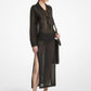 Linen Gauze Lace-Up Caftan