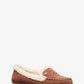 Eve Suede and Faux Shearling Moccasin