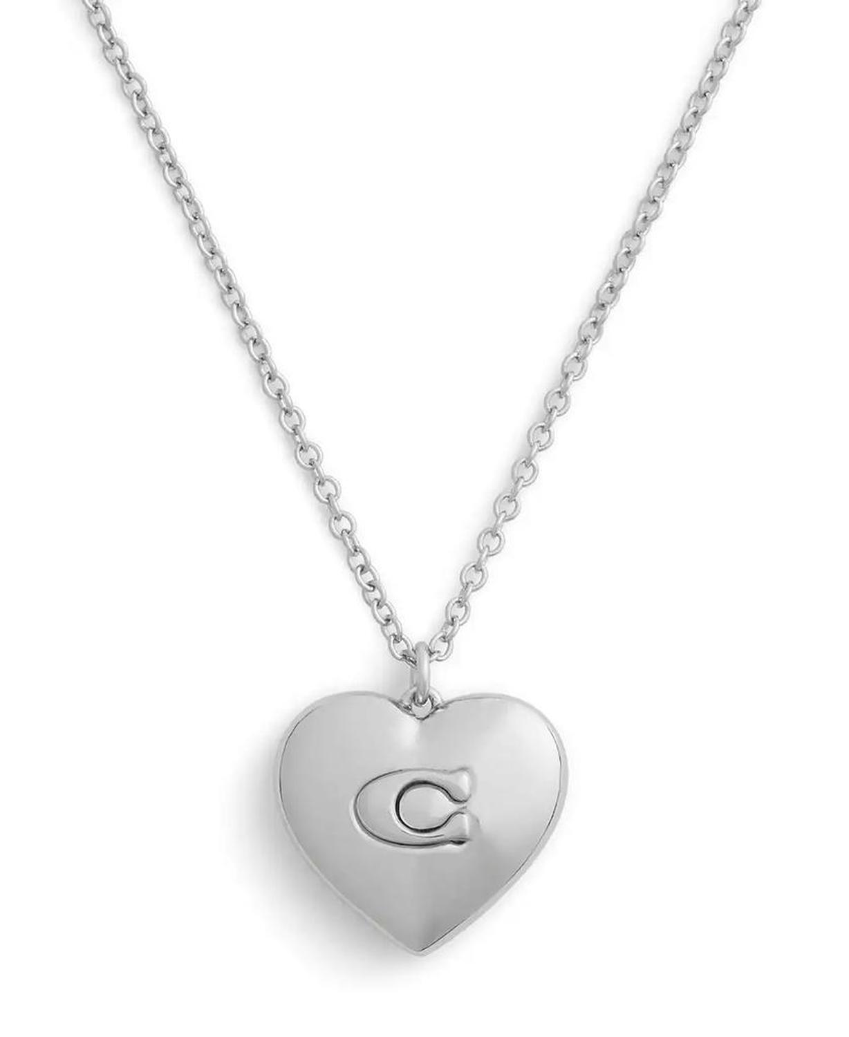Signature Puffy Heart Pendant Necklace