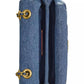 Tabby Mini Denim Shoulder Bag 20 with Patchwork Quilting