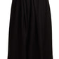 Dolce & Gabbana Elegant High Waist Maxi A-line Wool Skirt