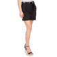 Women's Solid Pleat-Front Shorts