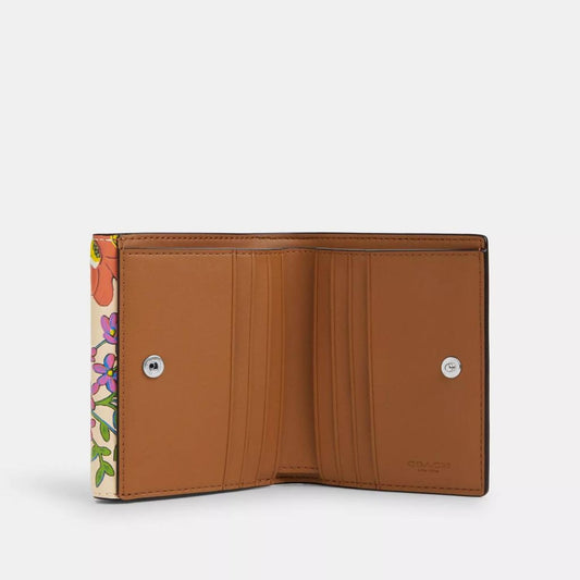 Coach Outlet Eliza Small Wallet With Floral Print