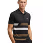 Men's Stripe Print Regular-Fit Paddy Polo