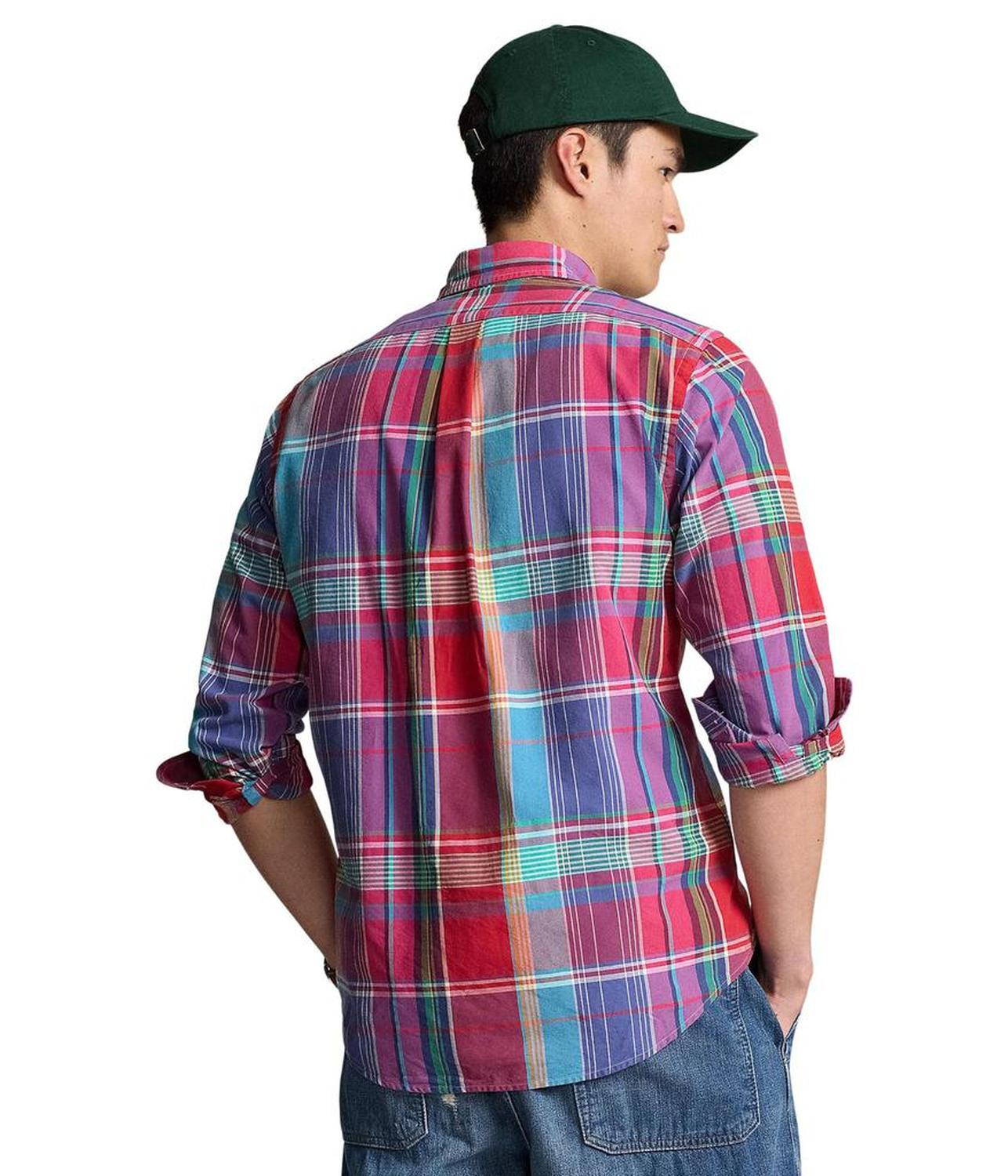 Classic Fit Striped Oxford Shirt