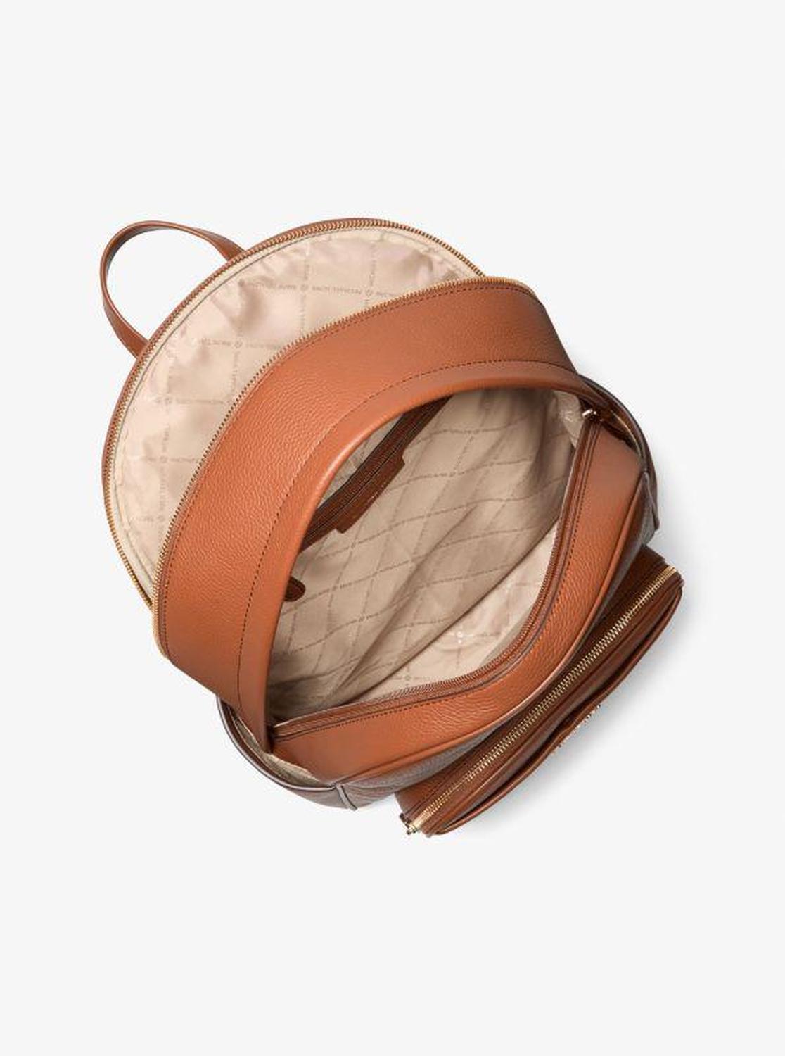 bex medium pebbled leather backpack Bex Large Pebbled Leather Backpack