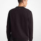 Logo Embossed Cotton Blend Sweater
