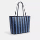 Large City Tote Bag In Signature Canvas With Stripe