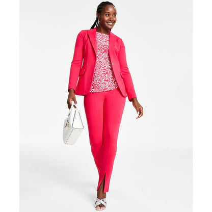 Women's Knit One-Button Blazer, Regular & Petite