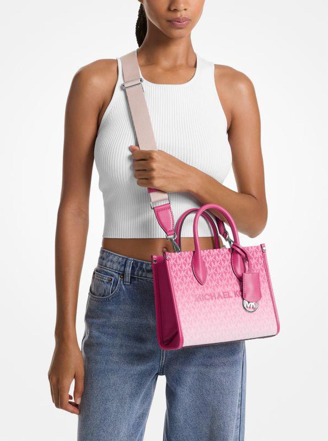 Mirella Small Ombré Signature Logo Crossbody Bag