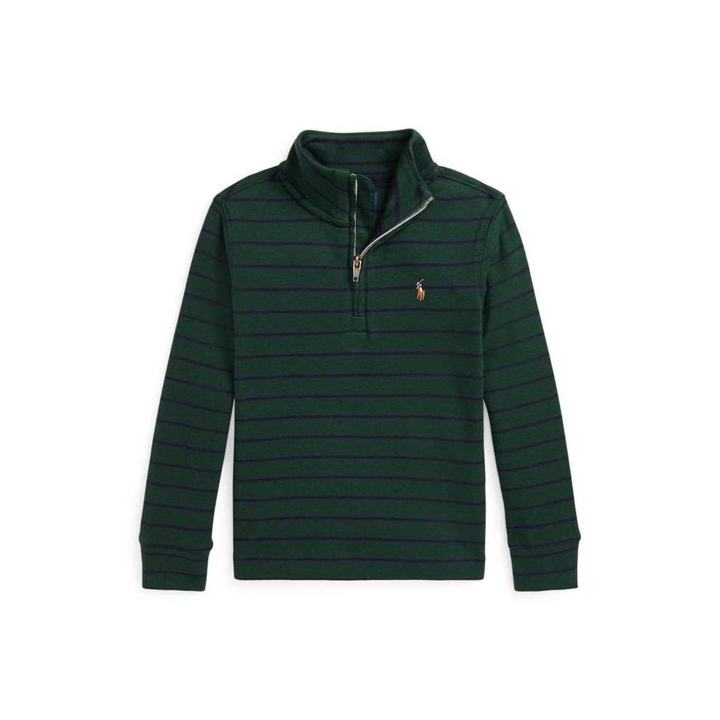 Striped Cotton Quarter-Zip Pullover (Toddler/Little Kid)