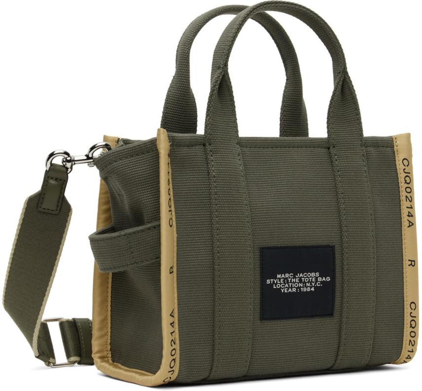 Khaki 'The Jacquard Small' Tote