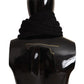 Dolce & Gabbana Elegance Unleashed Black Wool Scarf