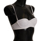 Dolce & Gabbana Chic White Nylon Balconette Bra
