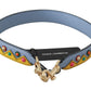 Dolce & Gabbana Multicolor Leather Shoulder Strap Accessory