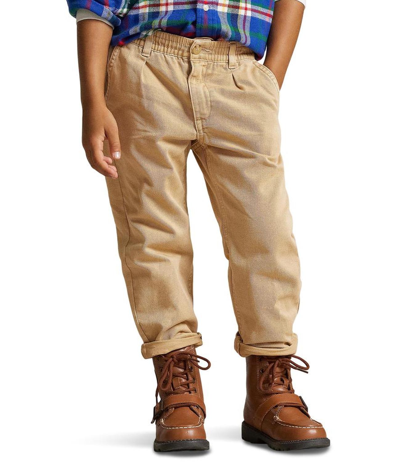 Cropped Cotton Twill Pants (Toddle/Little Kids/Big Kids)