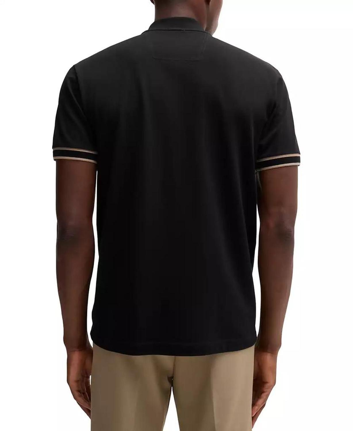 Men’s Cotton-Piqué Zip-Neck Polo