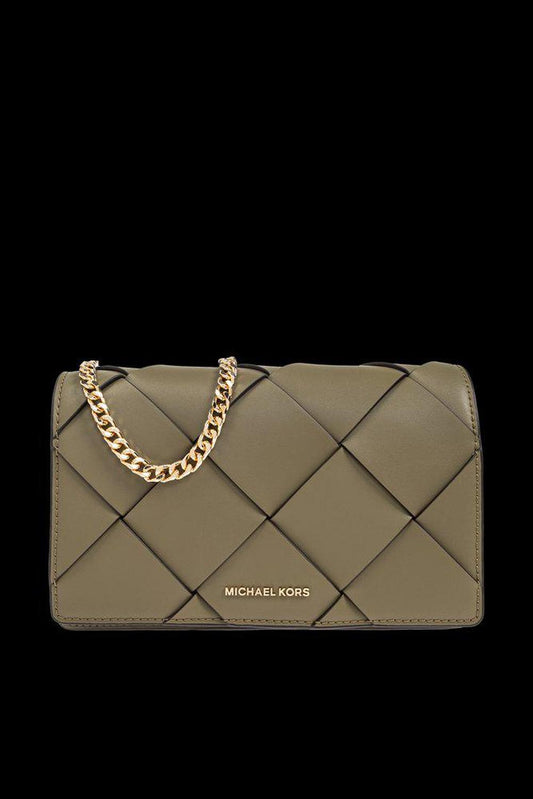 Michael Michael Kors Jet Set Medium Woven Crossbody Bag