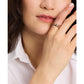 Engraved Idiom Script Band Ring