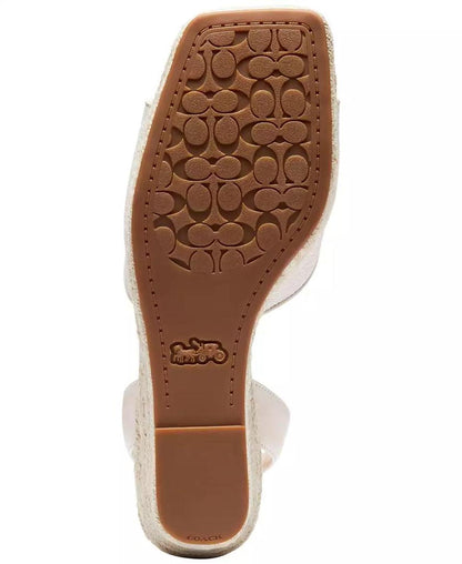 Women's Signature C Canvas Espadrille Wedge Sandals