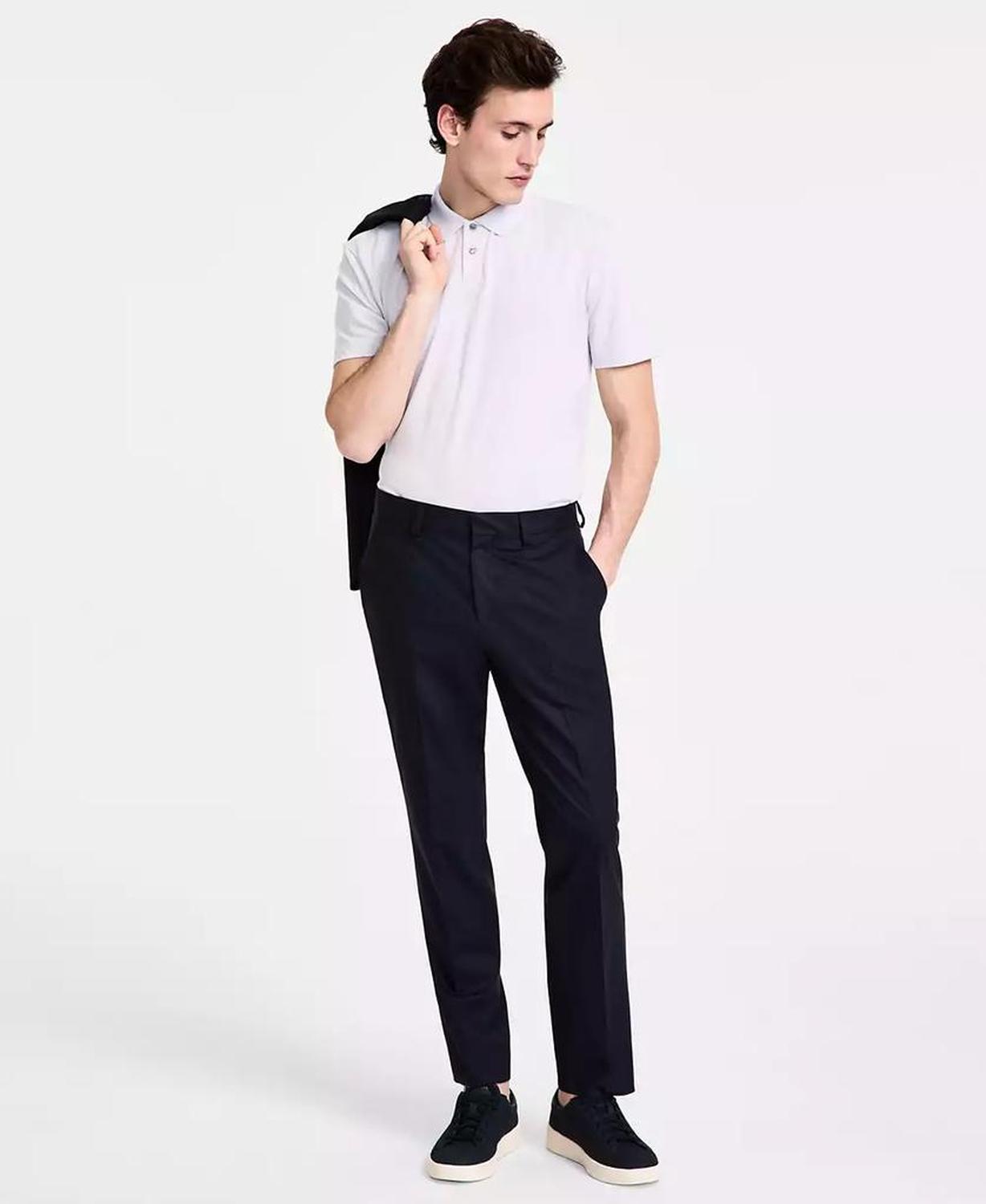 Men's Modern-Fit Wool Blend Suit