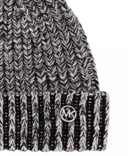 Women's Plaited Marl Cuff Beanie