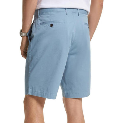 Mens Poplin Slim Fit Casual Shorts