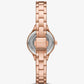 Mini Aspyn Pavé Rose Gold-Tone Watch