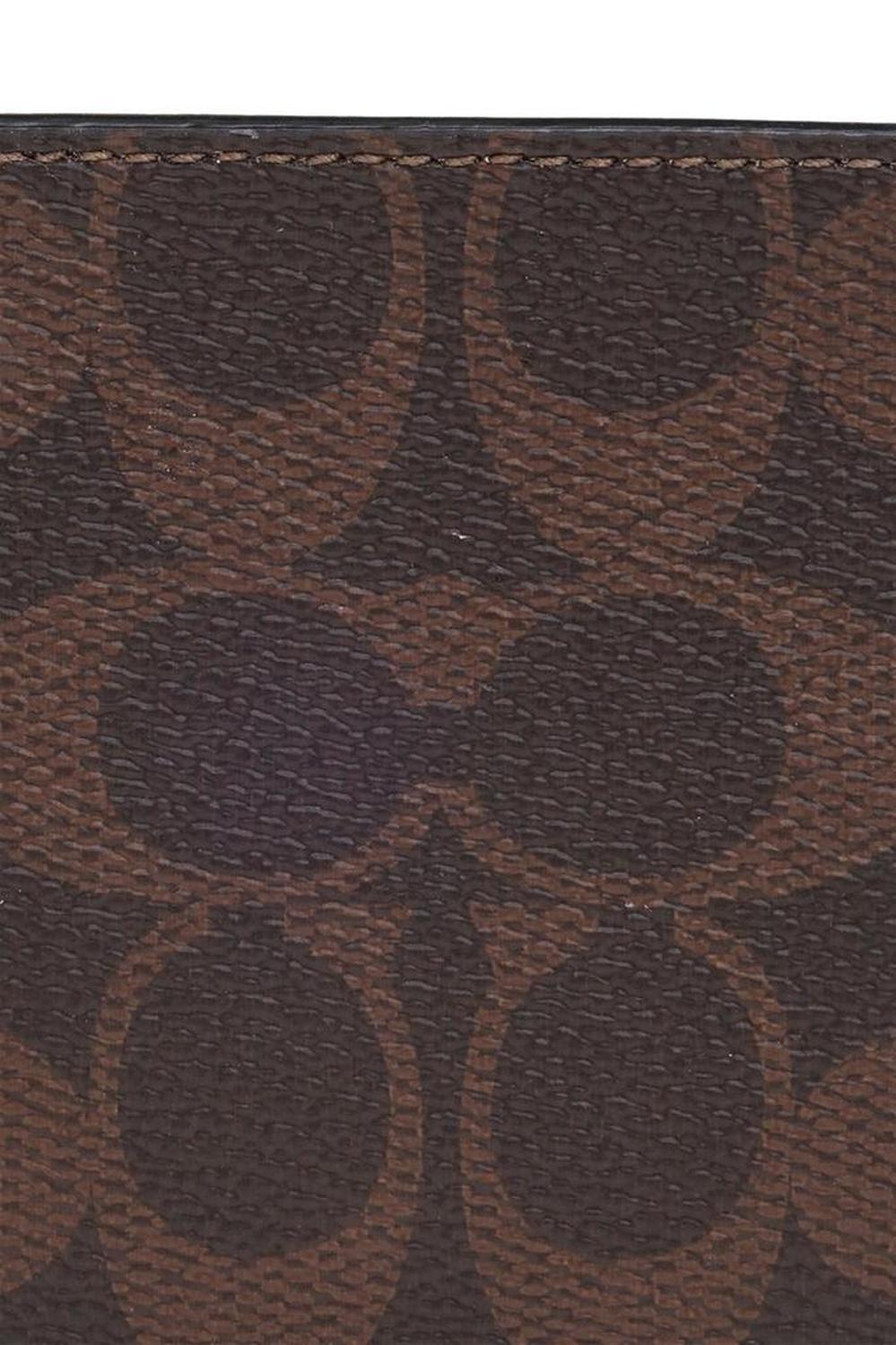 Coach Logo Printed Bi-Fold Wallet