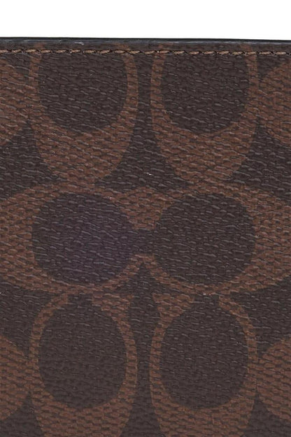 Coach Logo Printed Bi-Fold Wallet