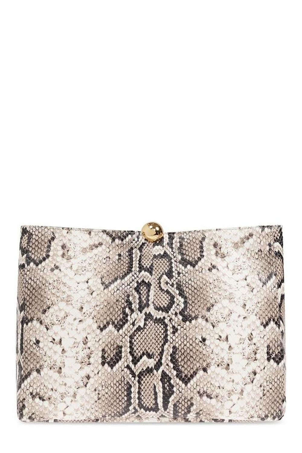 Furla Sfera Medium Embossed Clutch Bag