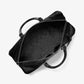 Bedford Travel Extra-Large Metallic Crocodile Embossed Leather Weekender Bag