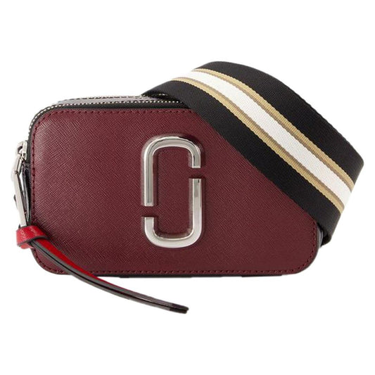 The Snapshot Crossbody -  - Leather - Red