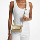 Jet Set Large 2-in-1 Metallic Leather Tote Bag