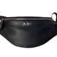 Varick Hip Bag in Black Leather