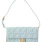 FENDI Baguette FF Leather Wallet On Chain