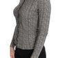 Dolce & Gabbana Elegant Black and White Wool Cardigan