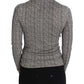 Dolce & Gabbana Elegant Black and White Wool Cardigan