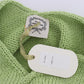 PINK MEMORIES Elegant Green Knitted Sleeveless Vest Sweater