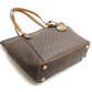 Coated Canvas Leather Tote Bag (Pre-Owned)