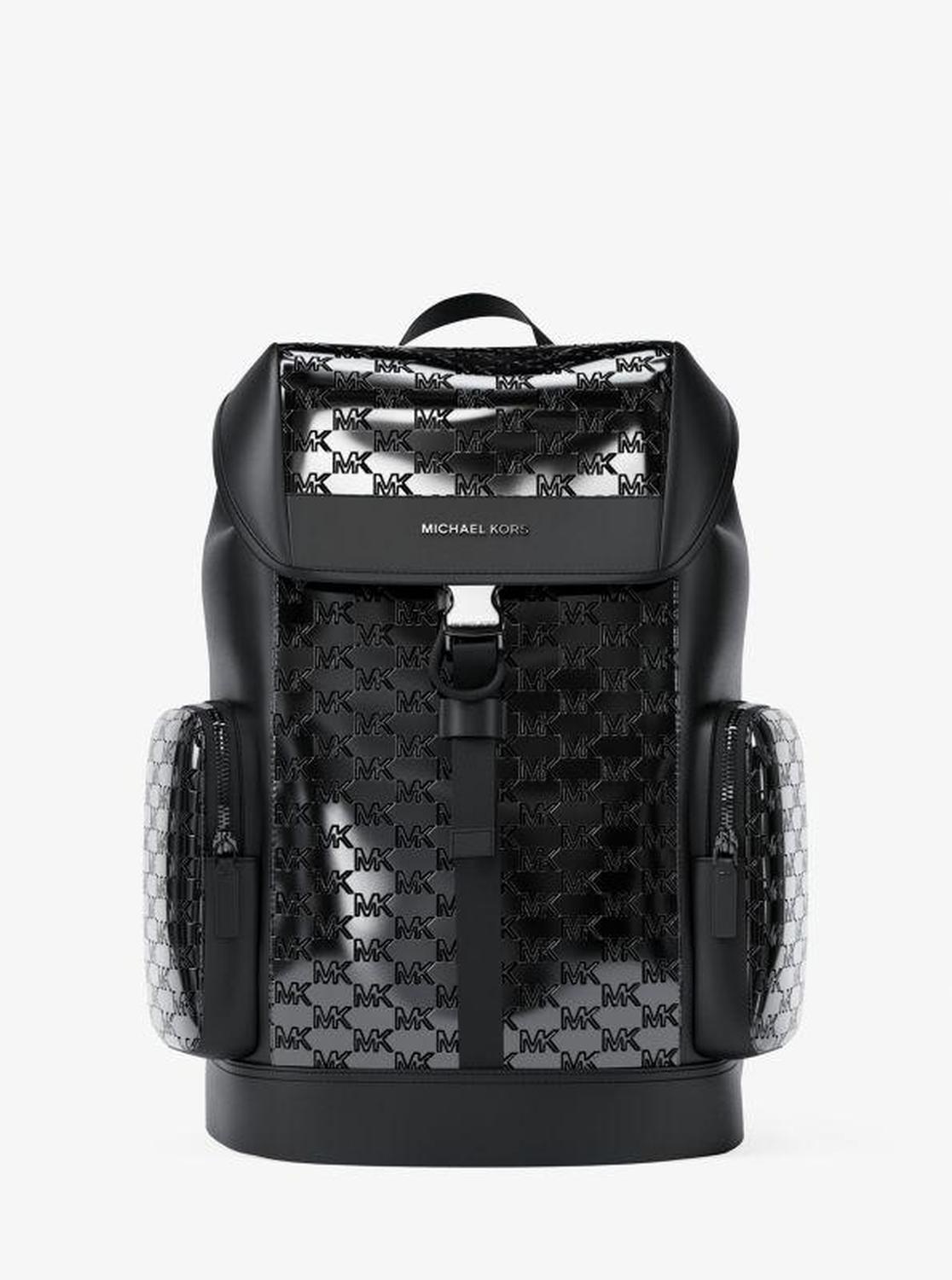 Cooper Medium Metallic Logo Debossed Backpack