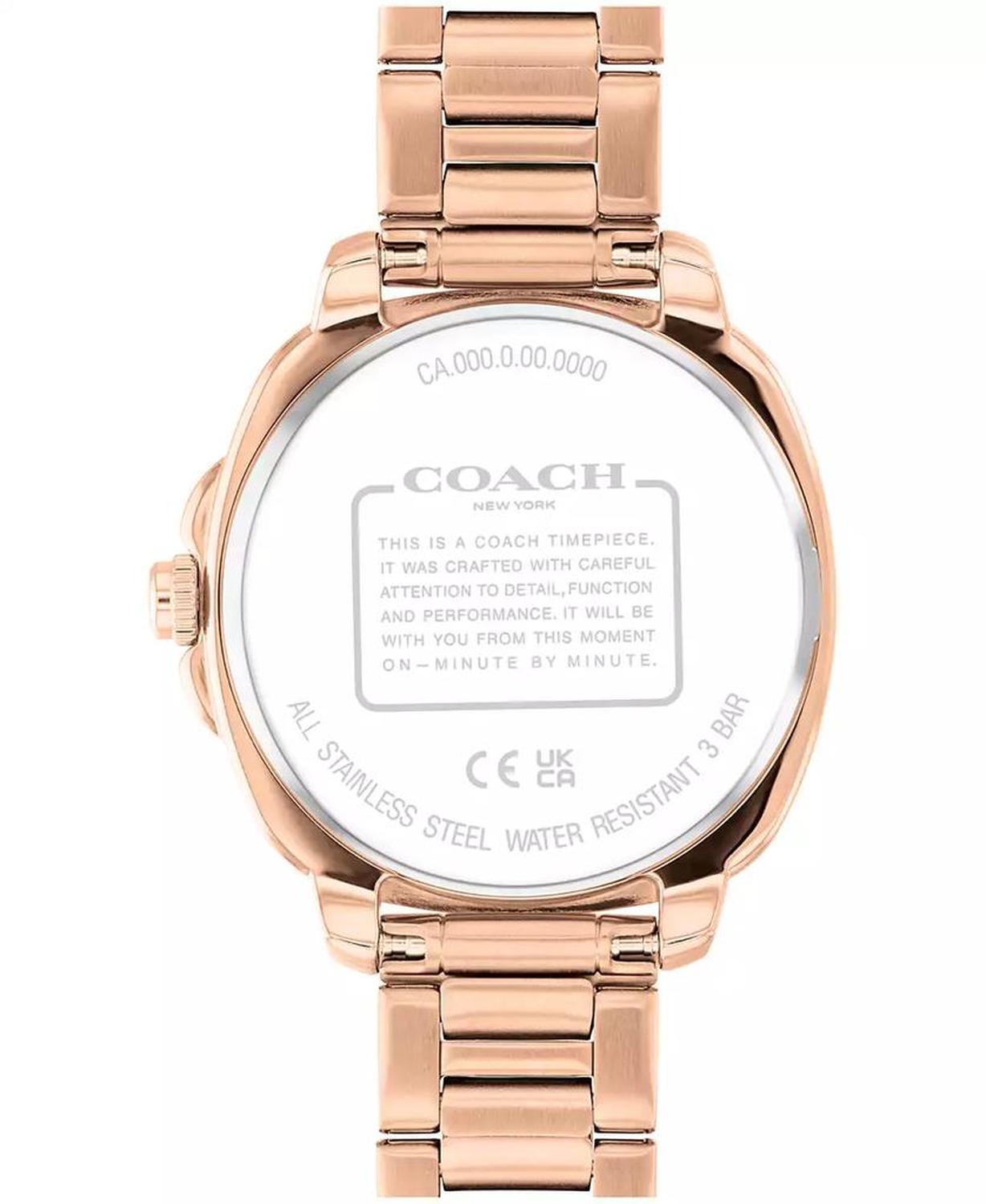 Women's Kitt Rose Gold Stainless Steel Bracelet Watch, 34mm