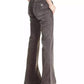 Women's Slit Flared-Leg Jeans