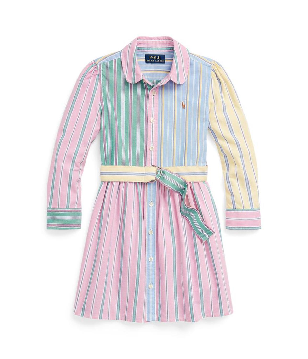 Belted Cotton Oxford Fun Shirtdress (Toddler/Little Kids)