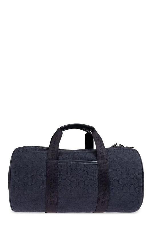 Coach Signature Jacquard Theo Duffle Bag
