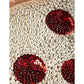Slice Crystal Embellished Fabric 3-D Pizza Crossbody