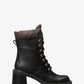 Cade Leather and Signature Logo Combat Boot