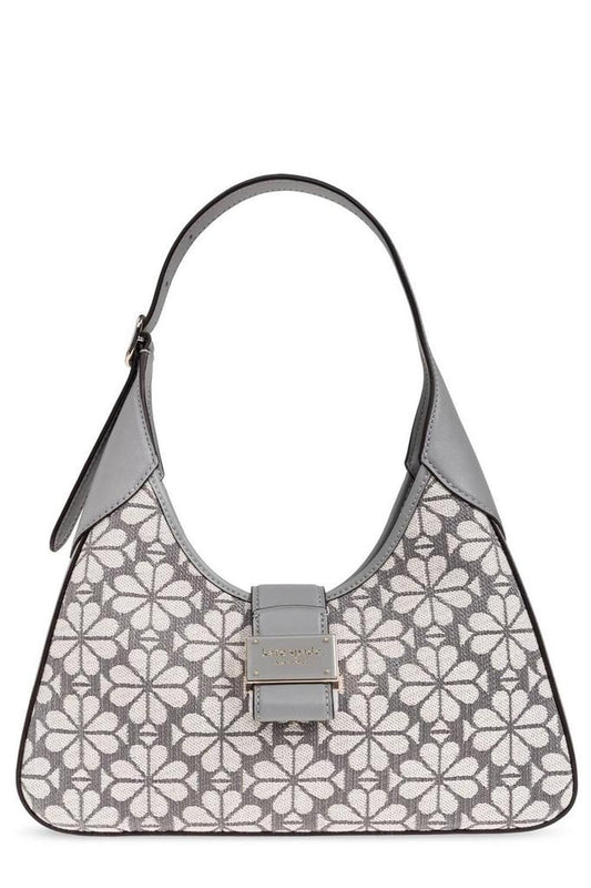 Kate Spade Flower Jacquard Zipped Shoulder Bag